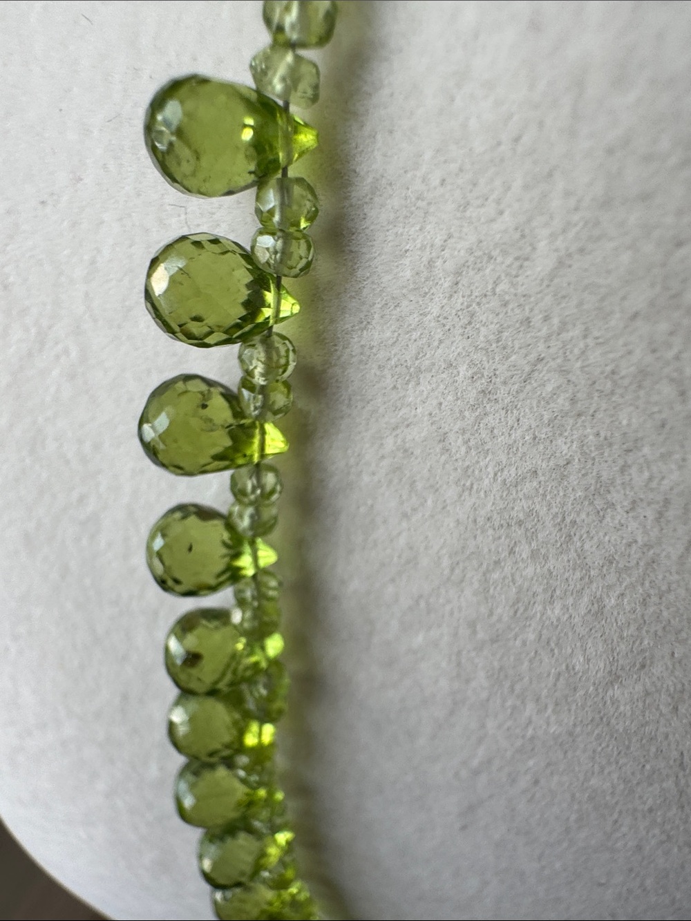 Peridot Teardrop Necklace - Picture 3 of 3